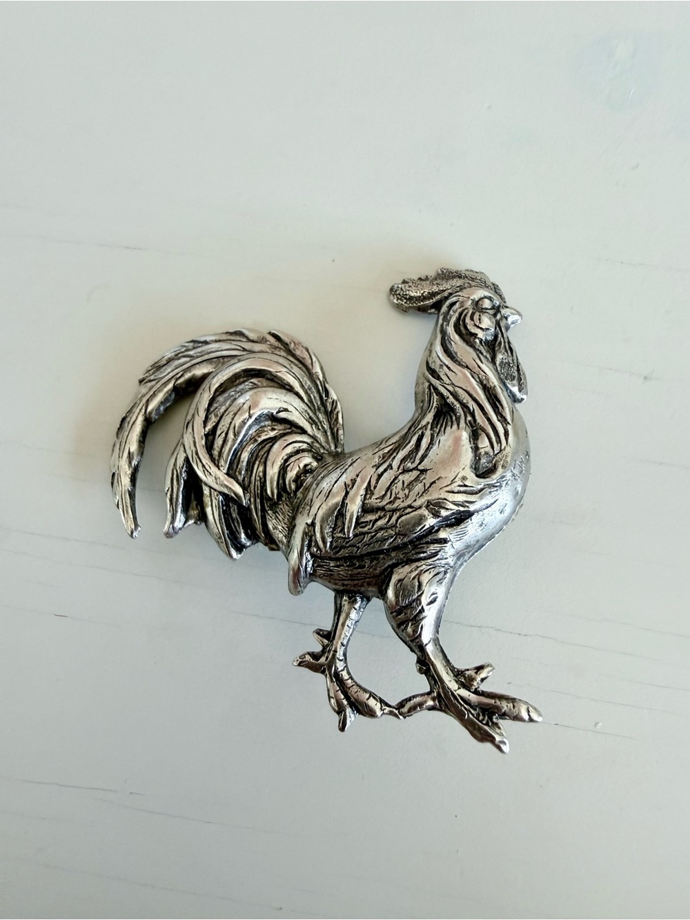 Rooster Brooch Pin